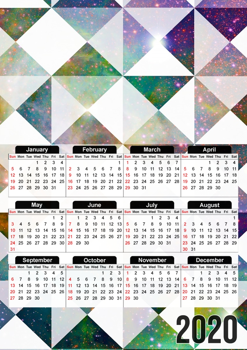  Space Diamonds Full for A3 Photo Calendar 30x43cm