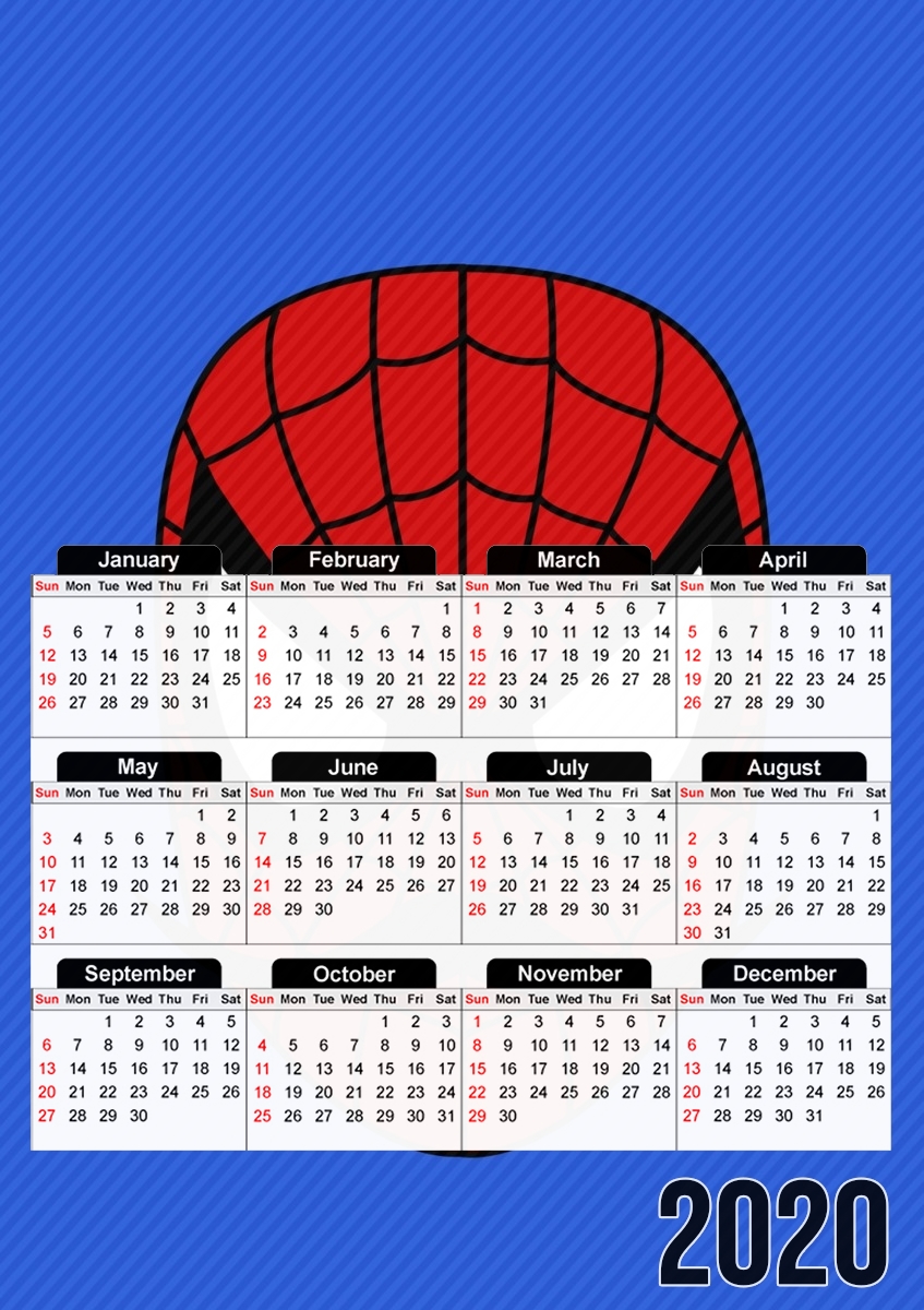  Spider Stache for A3 Photo Calendar 30x43cm