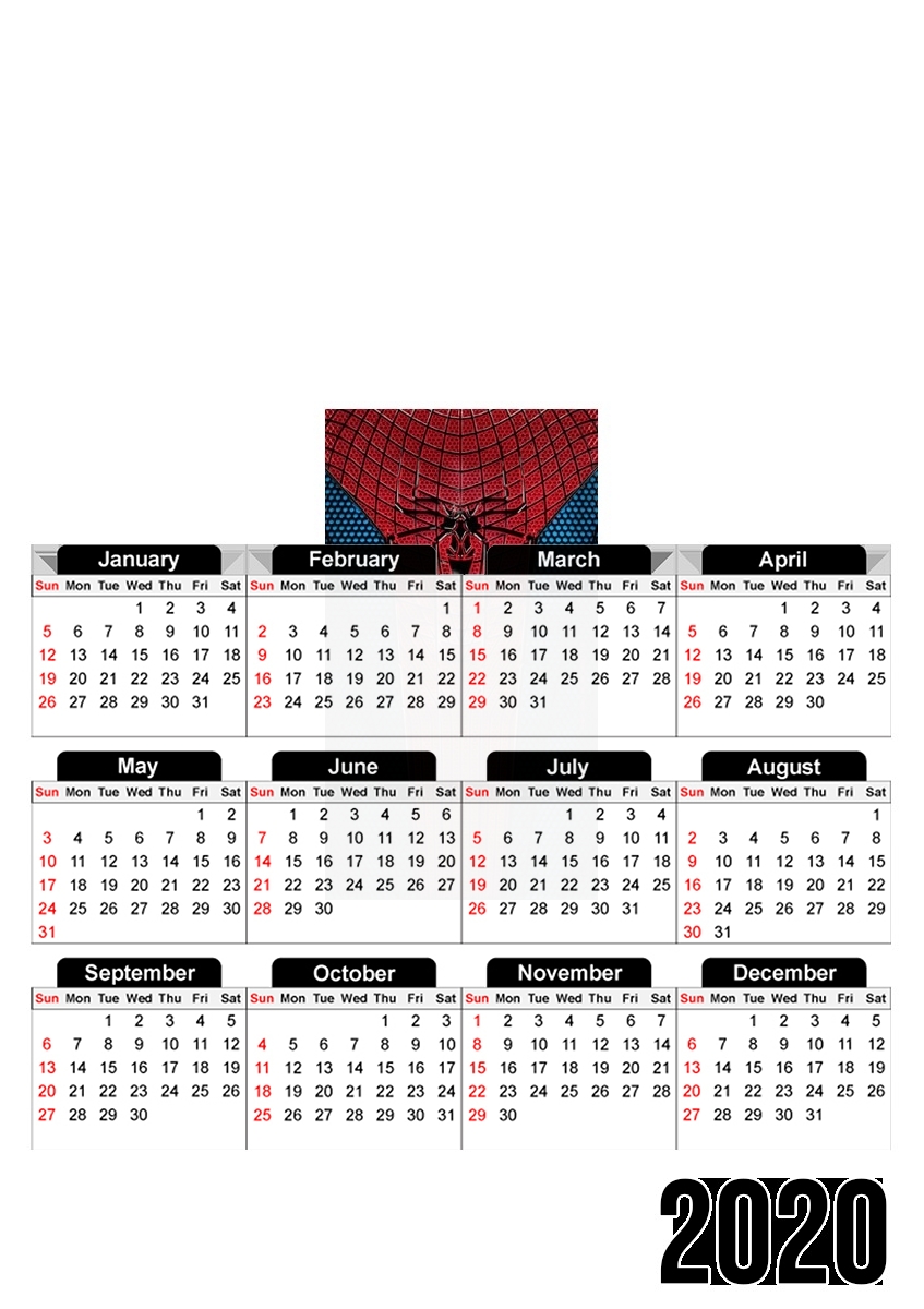  Spidey sense armor for A3 Photo Calendar 30x43cm