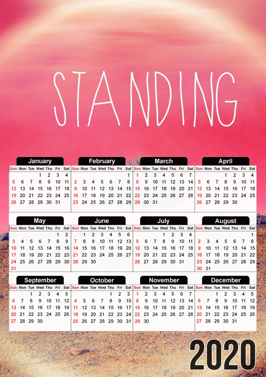  Standing Still for A3 Photo Calendar 30x43cm