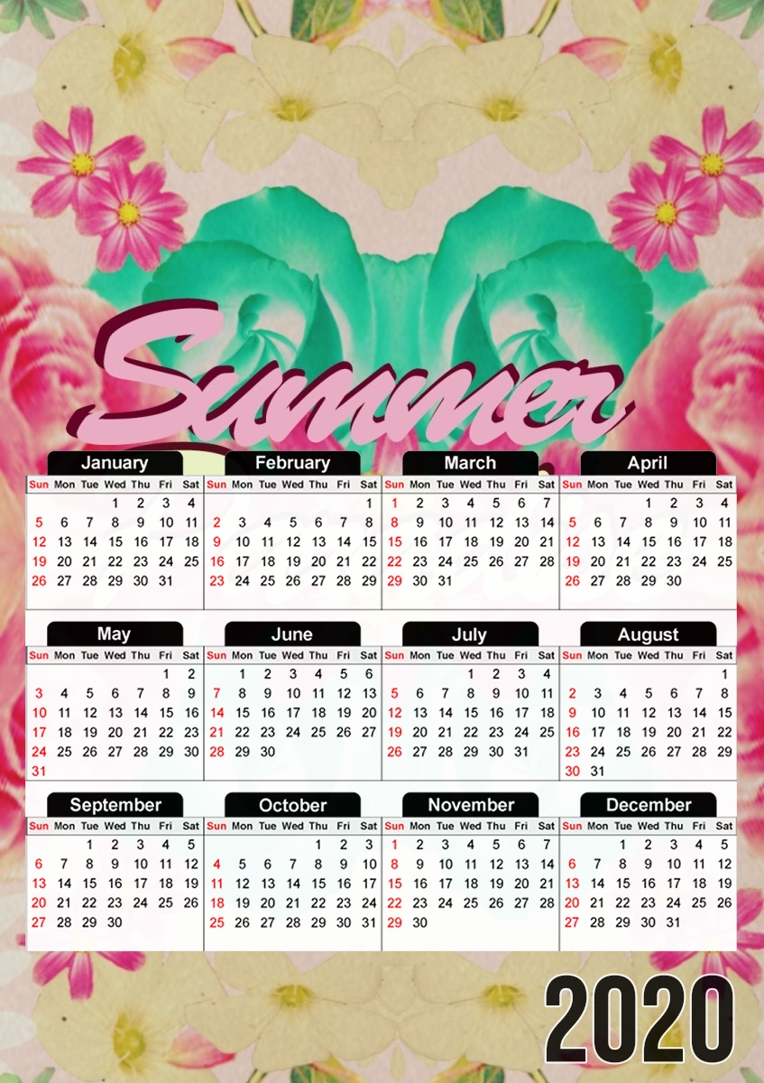  summer paradise for A3 Photo Calendar 30x43cm