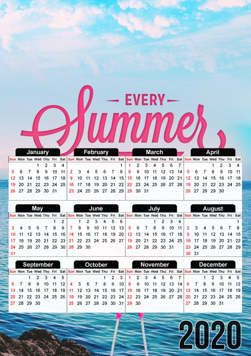  Summer for A3 Photo Calendar 30x43cm