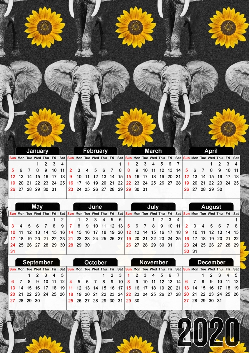  Sunphant for A3 Photo Calendar 30x43cm