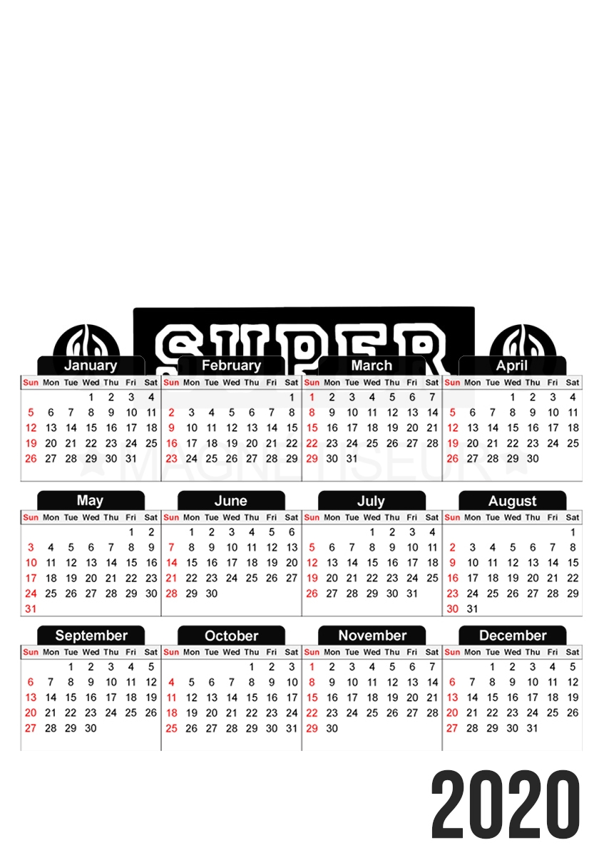  Super magnetiseur for A3 Photo Calendar 30x43cm