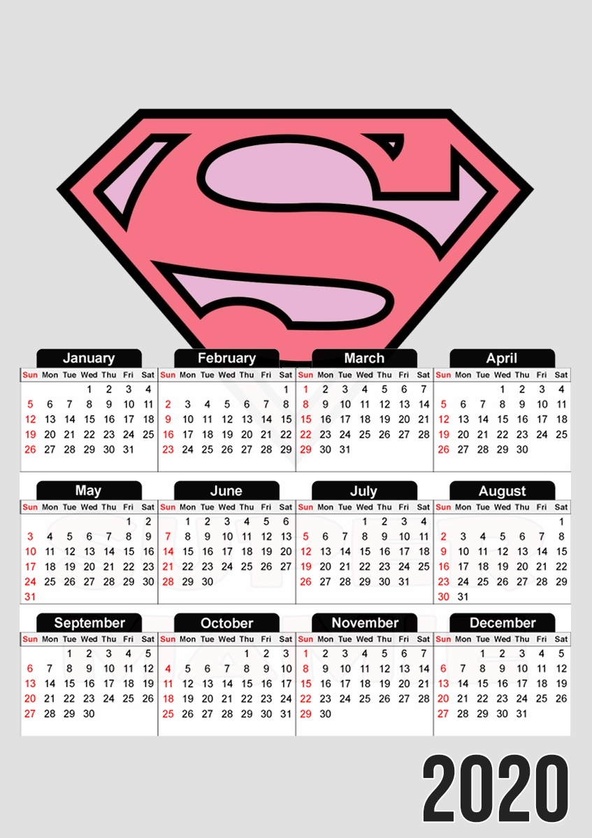  Super Mamie for A3 Photo Calendar 30x43cm