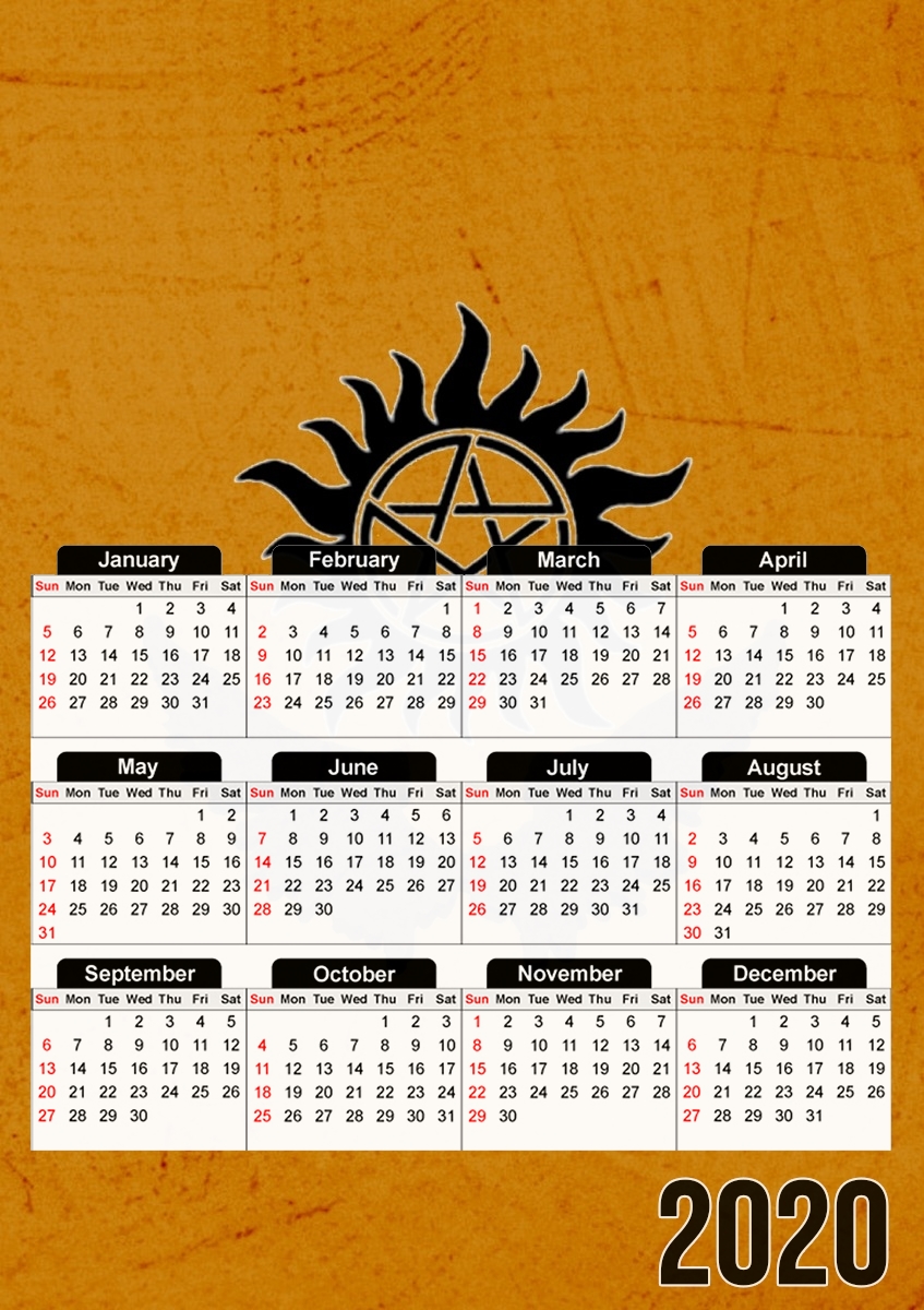  Supernatural for A3 Photo Calendar 30x43cm