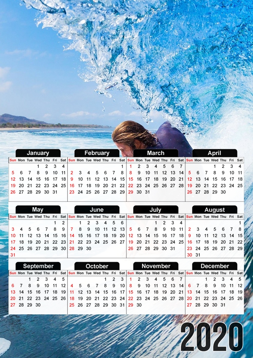  Surf Paradise for A3 Photo Calendar 30x43cm