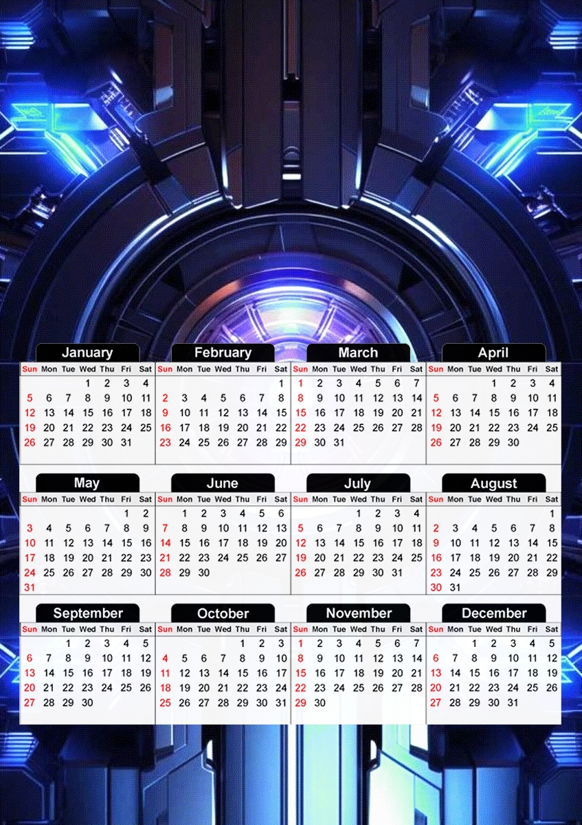  Tech Screen Media V4 for A3 Photo Calendar 30x43cm