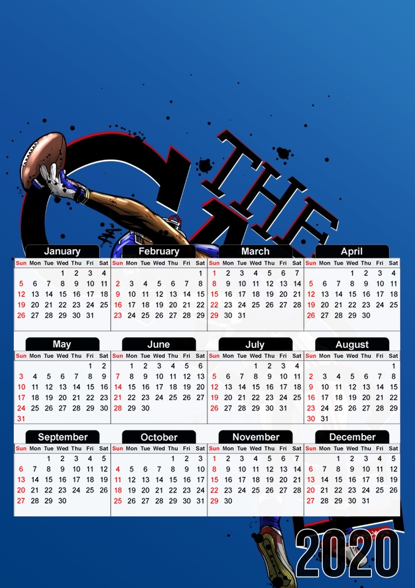  The Catch NY Giants for A3 Photo Calendar 30x43cm