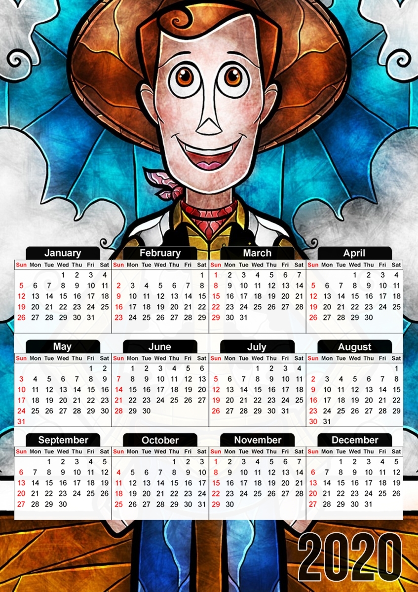  The Cowboy for A3 Photo Calendar 30x43cm