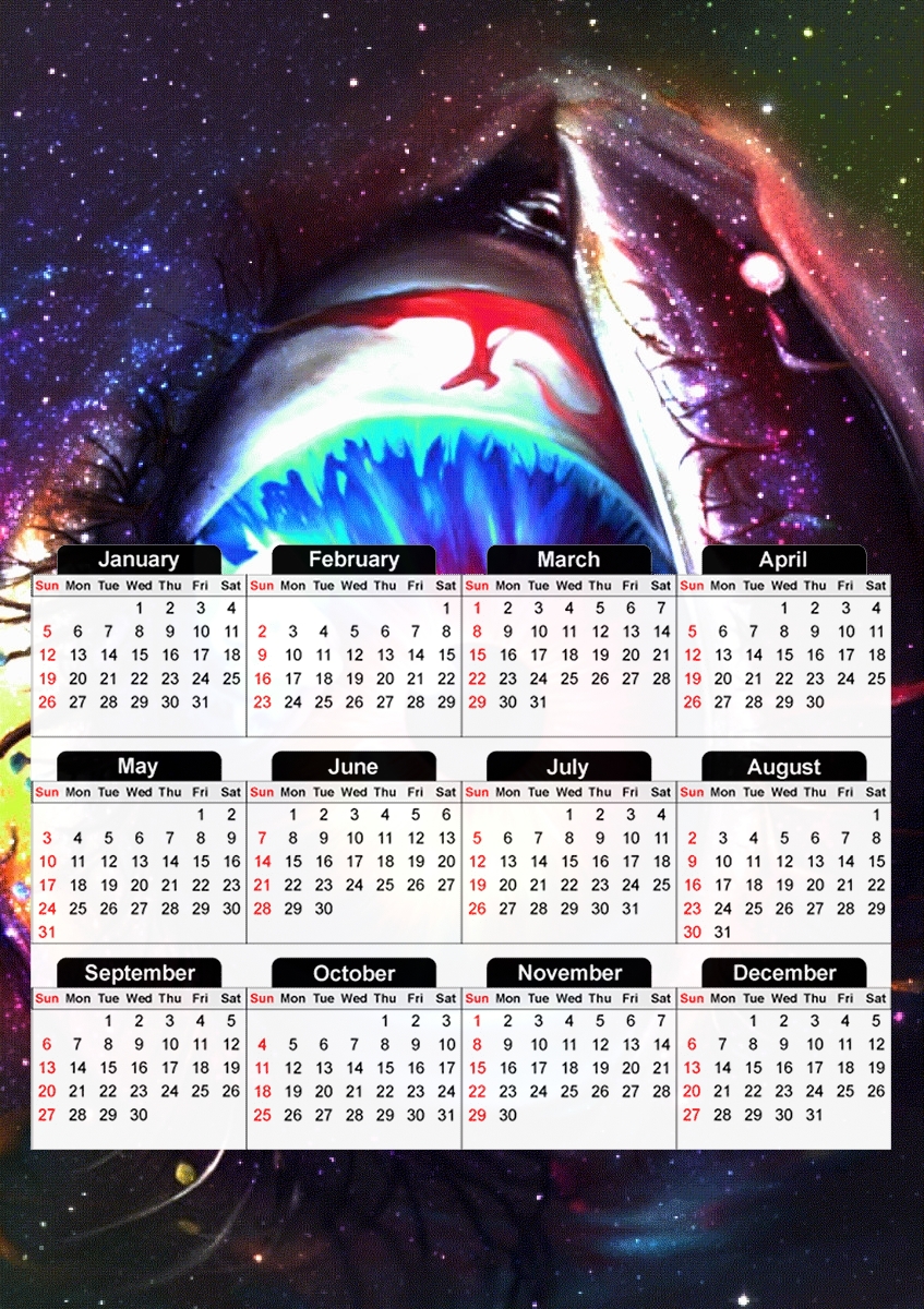  The Eye Galaxy for A3 Photo Calendar 30x43cm