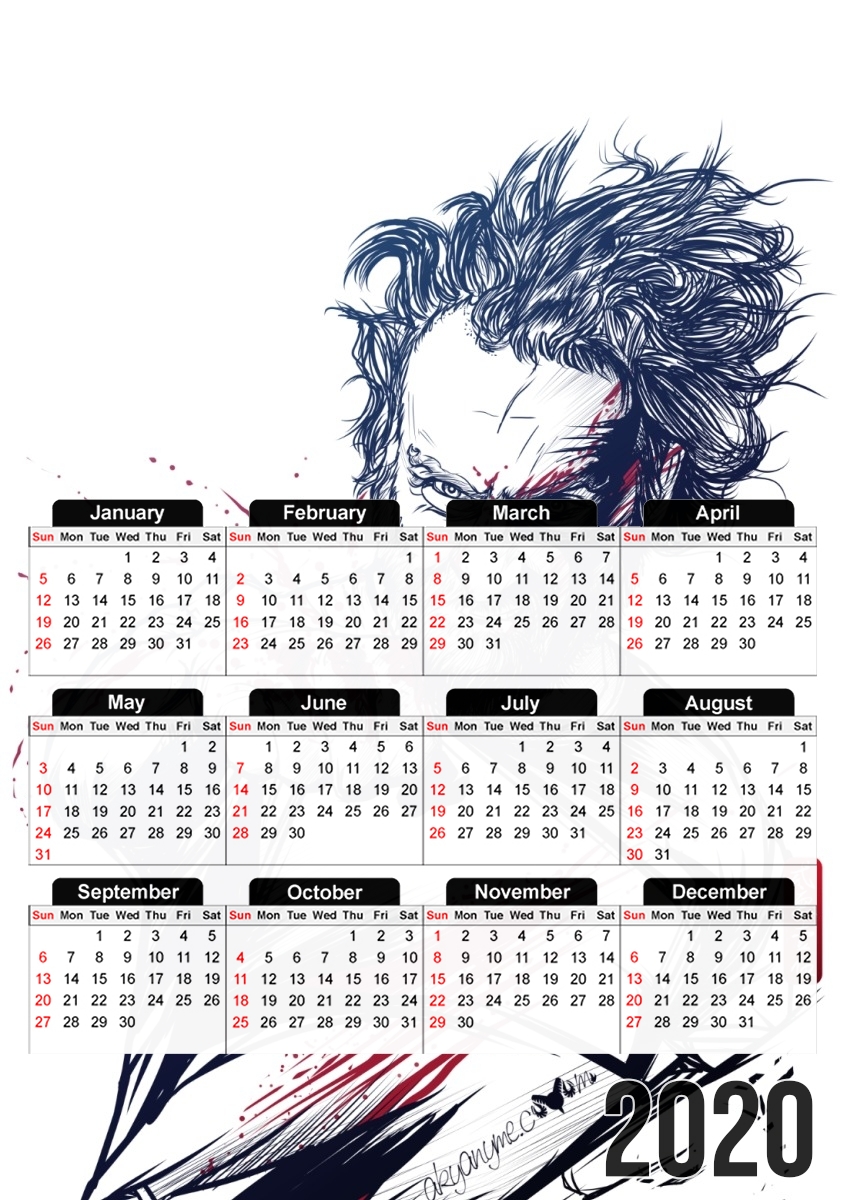  The Fury of Rick for A3 Photo Calendar 30x43cm