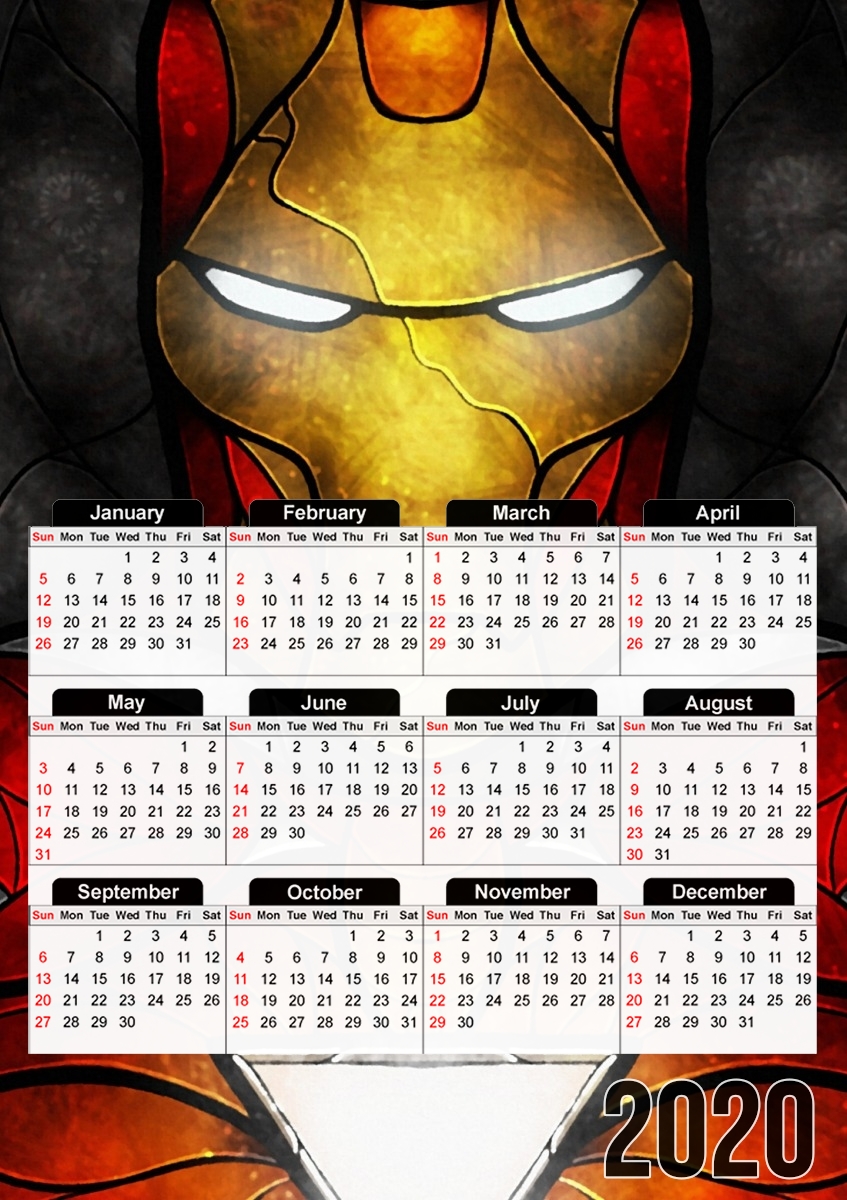  The Iron Man for A3 Photo Calendar 30x43cm