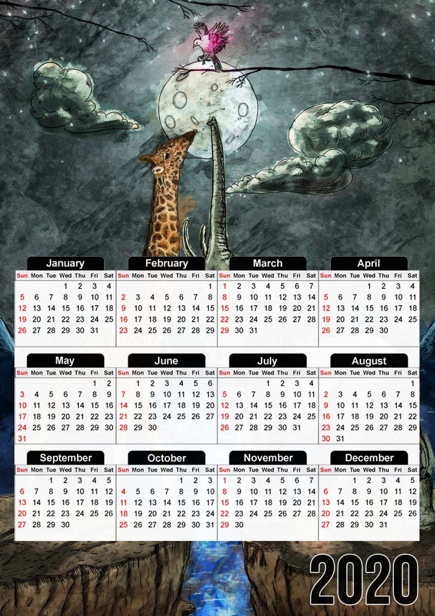  The Magical Forces of the Moon for A3 Photo Calendar 30x43cm