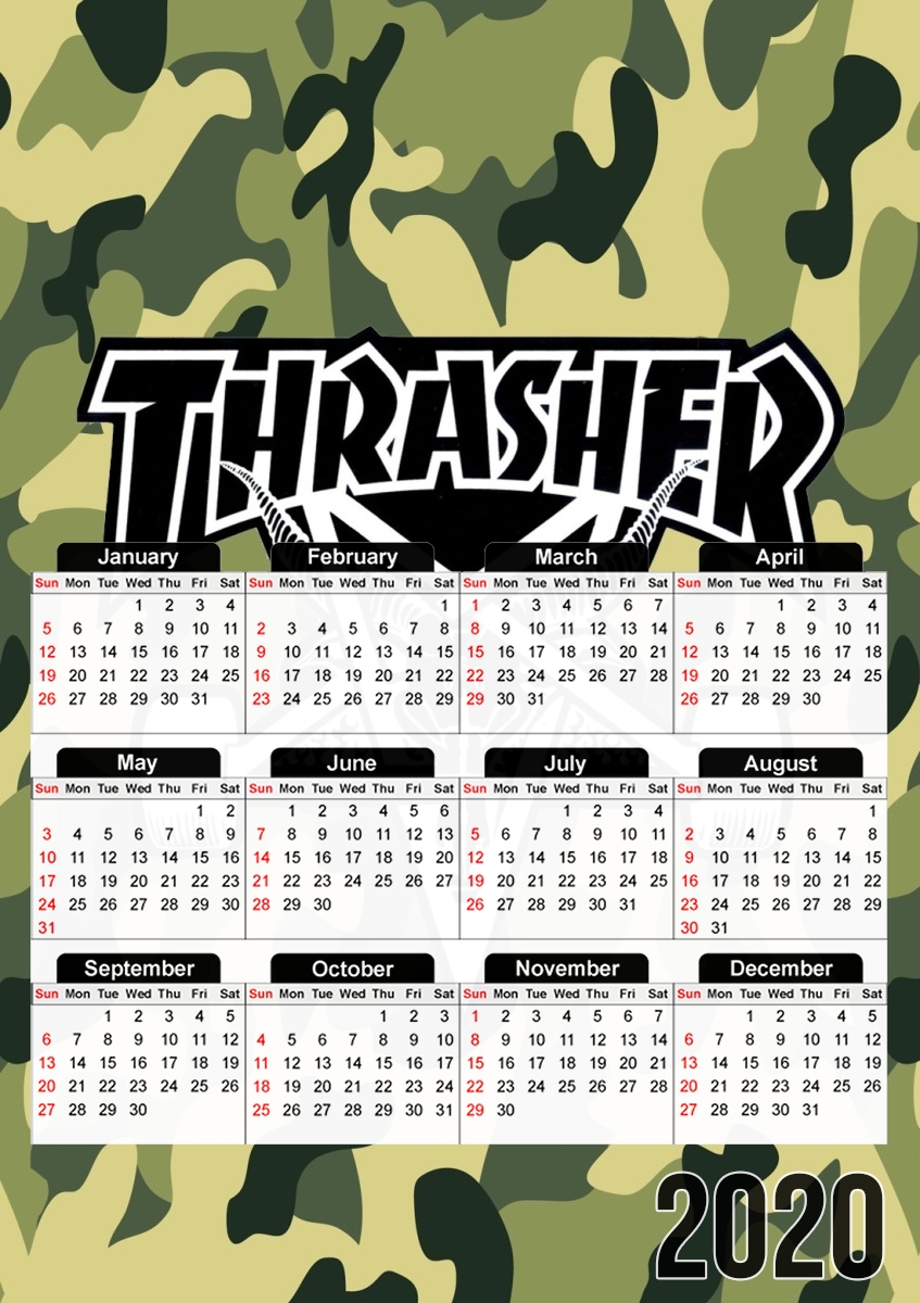  thrasher for A3 Photo Calendar 30x43cm