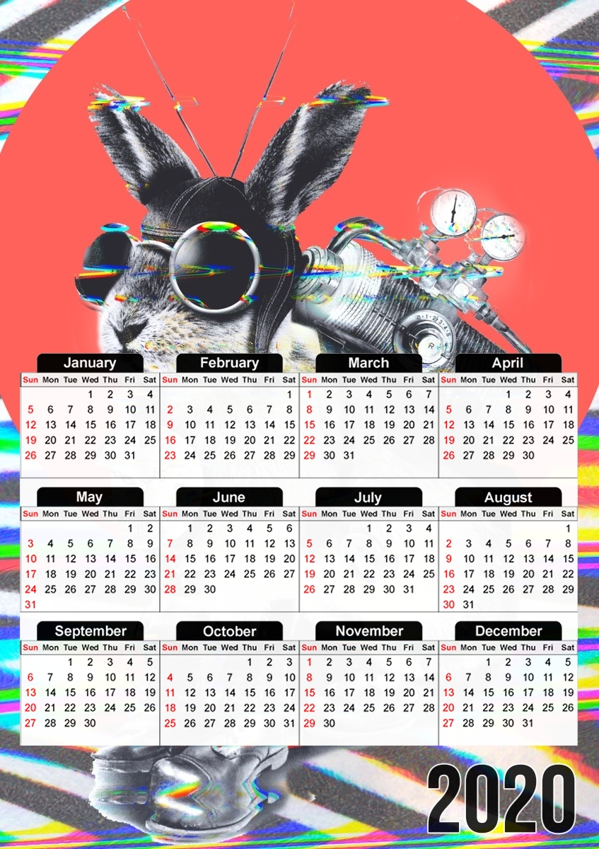  Time Traveler for A3 Photo Calendar 30x43cm