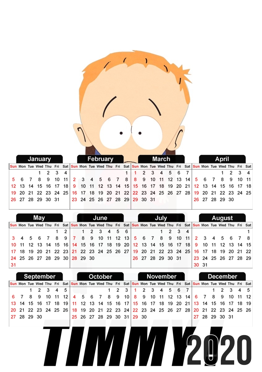  Timmy South Park for A3 Photo Calendar 30x43cm