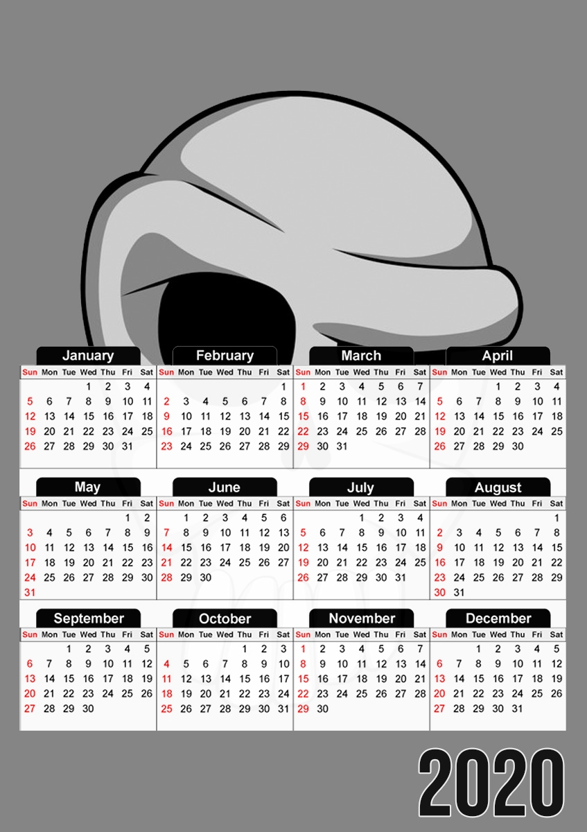  Toon Skull for A3 Photo Calendar 30x43cm