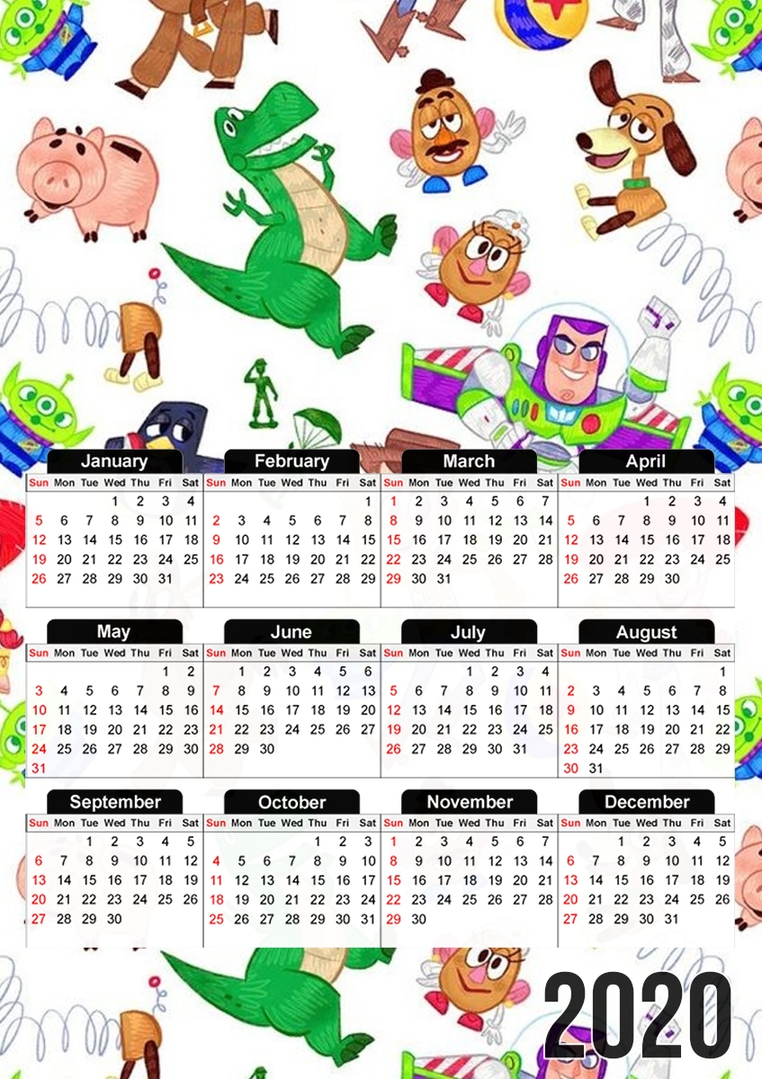  Toy Story for A3 Photo Calendar 30x43cm