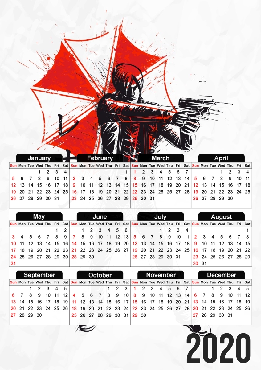  Traditional S.T.A.R.S. for A3 Photo Calendar 30x43cm