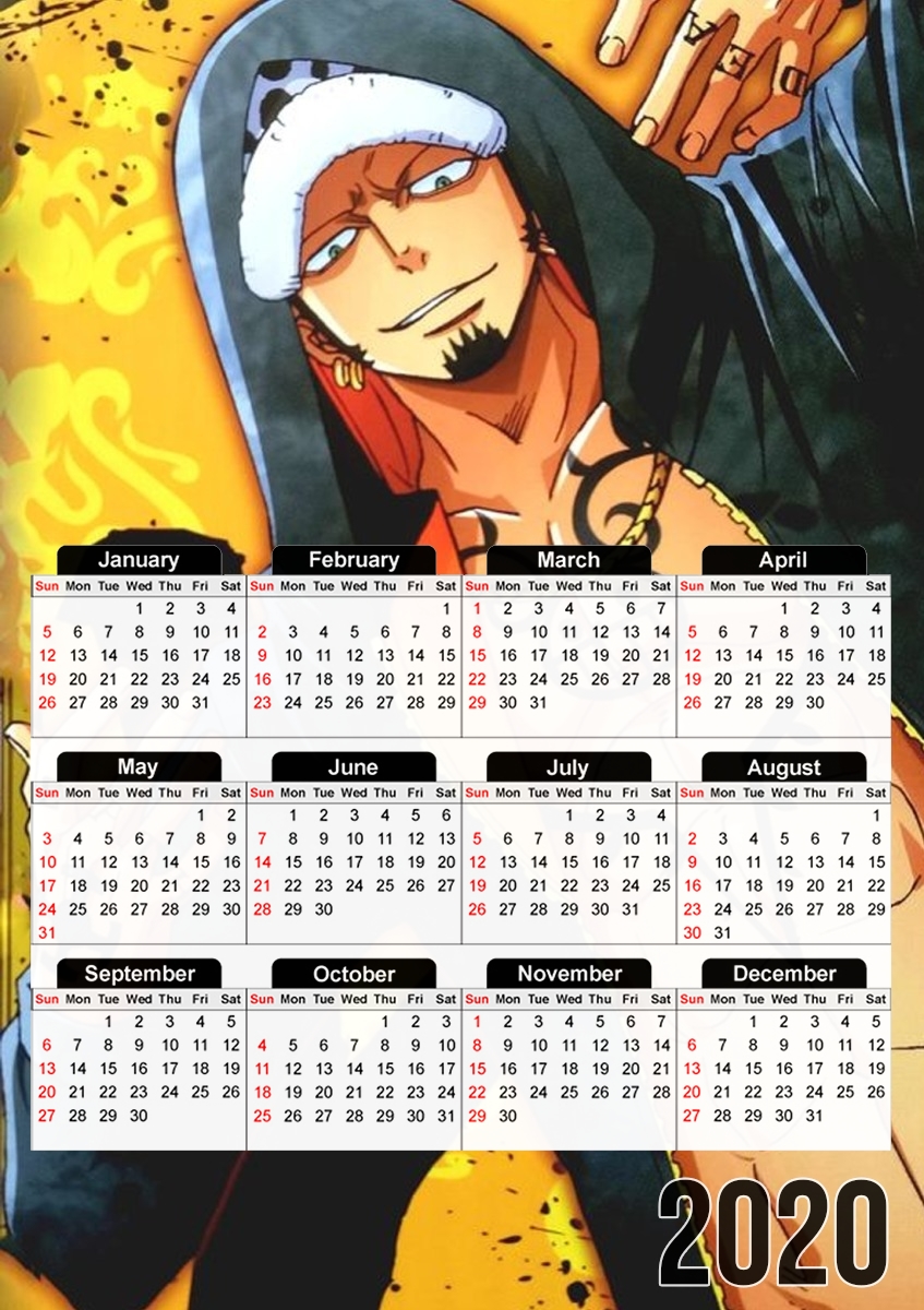  Trafalgar Law for A3 Photo Calendar 30x43cm