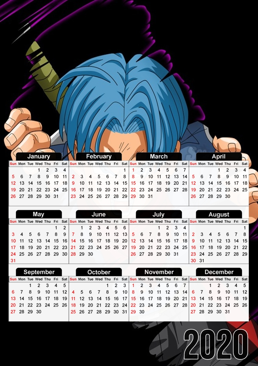  Trunks is coming for A3 Photo Calendar 30x43cm