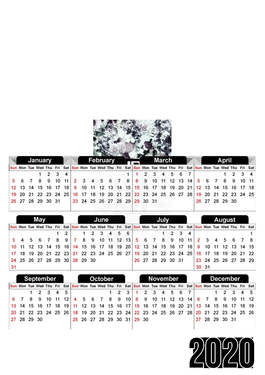  Turn me on for A3 Photo Calendar 30x43cm