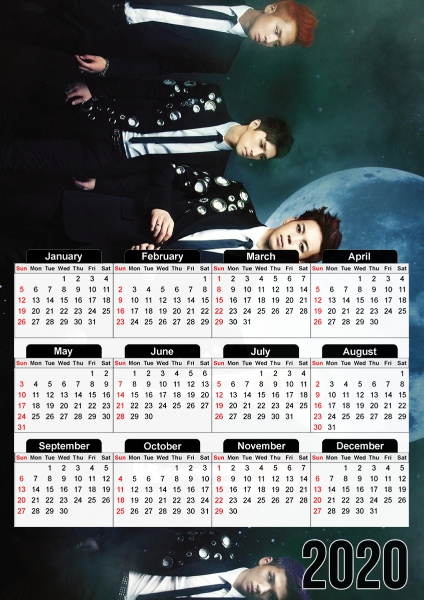  Vixx Kpop for A3 Photo Calendar 30x43cm