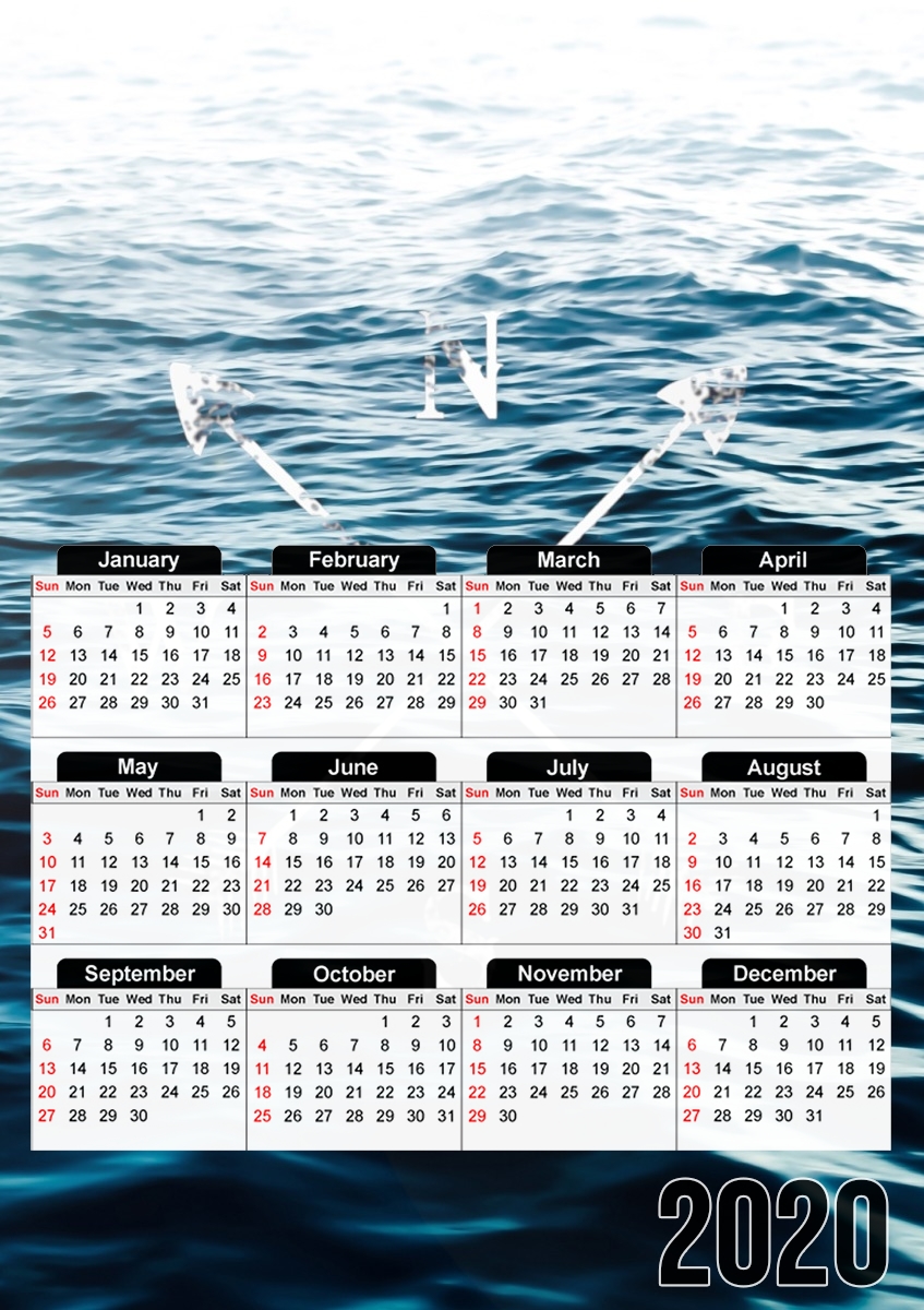  Winds of the Sea for A3 Photo Calendar 30x43cm