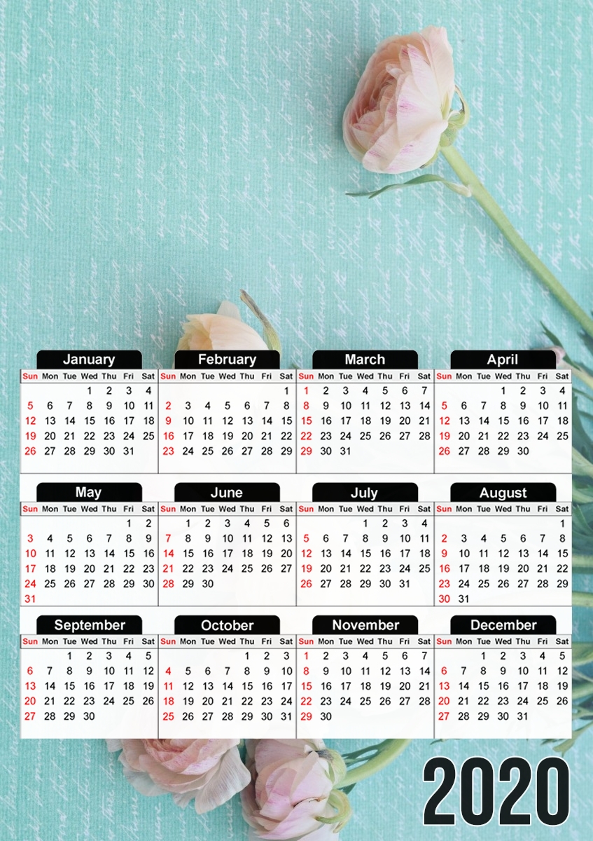  XoXo for A3 Photo Calendar 30x43cm