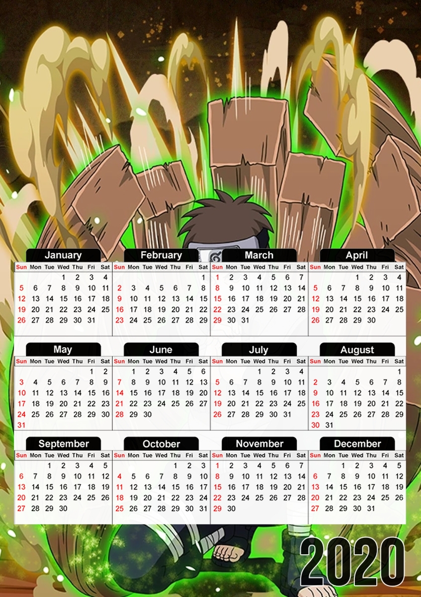  Yamato Ninja Wood for A3 Photo Calendar 30x43cm