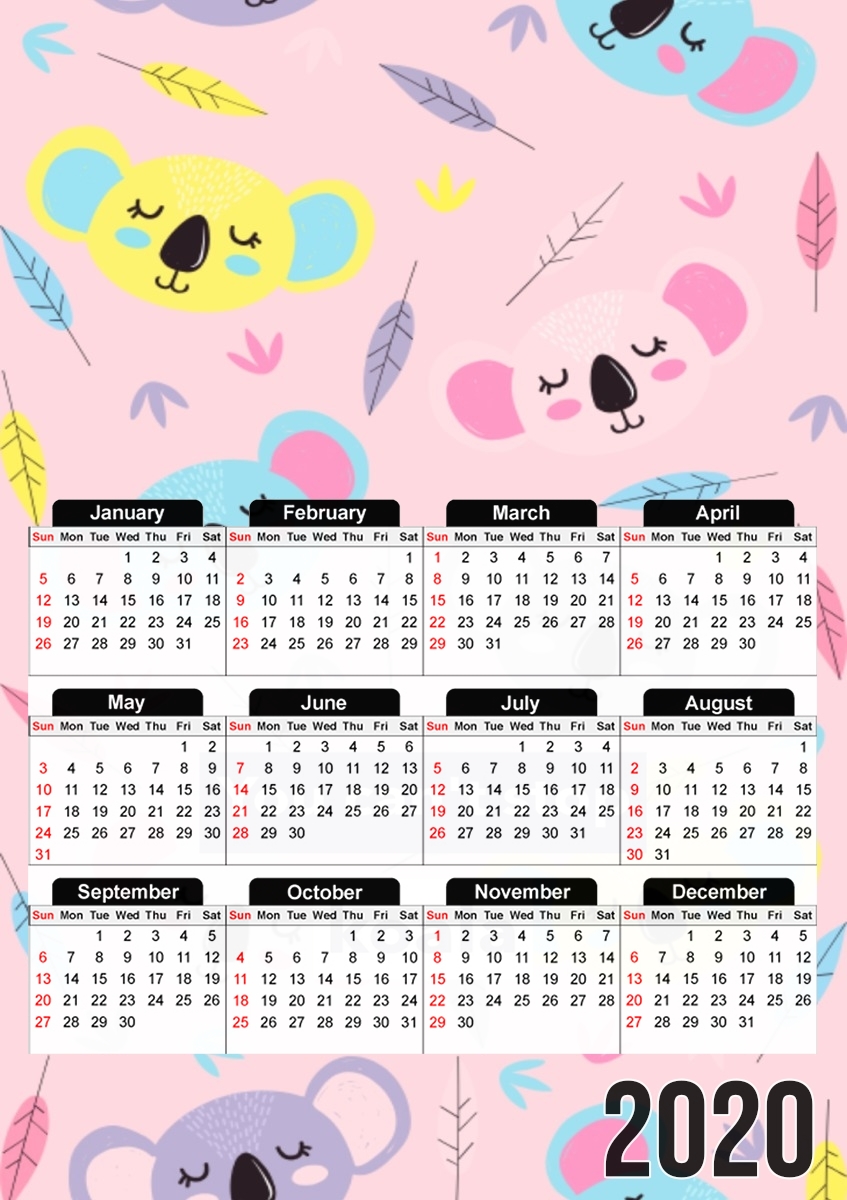  You cant stop Koala for A3 Photo Calendar 30x43cm