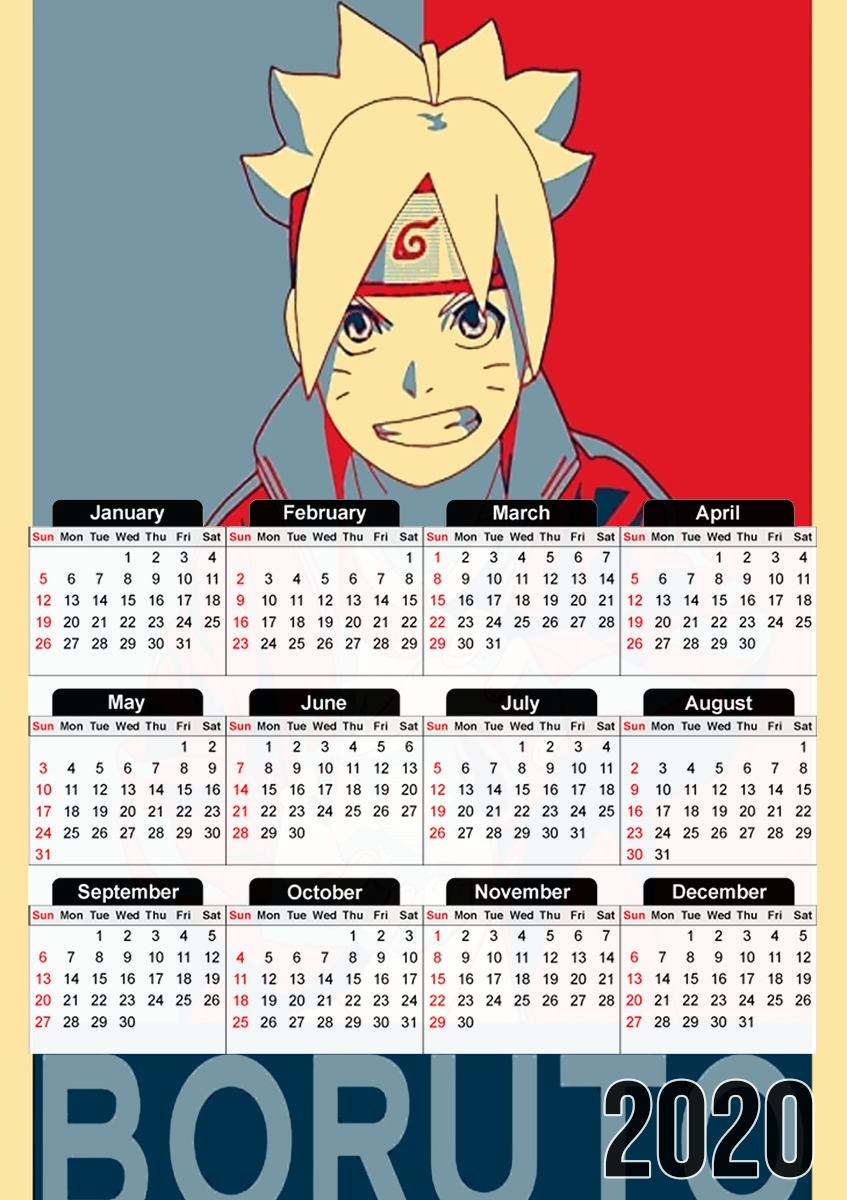  Young ninja propaganda for A3 Photo Calendar 30x43cm