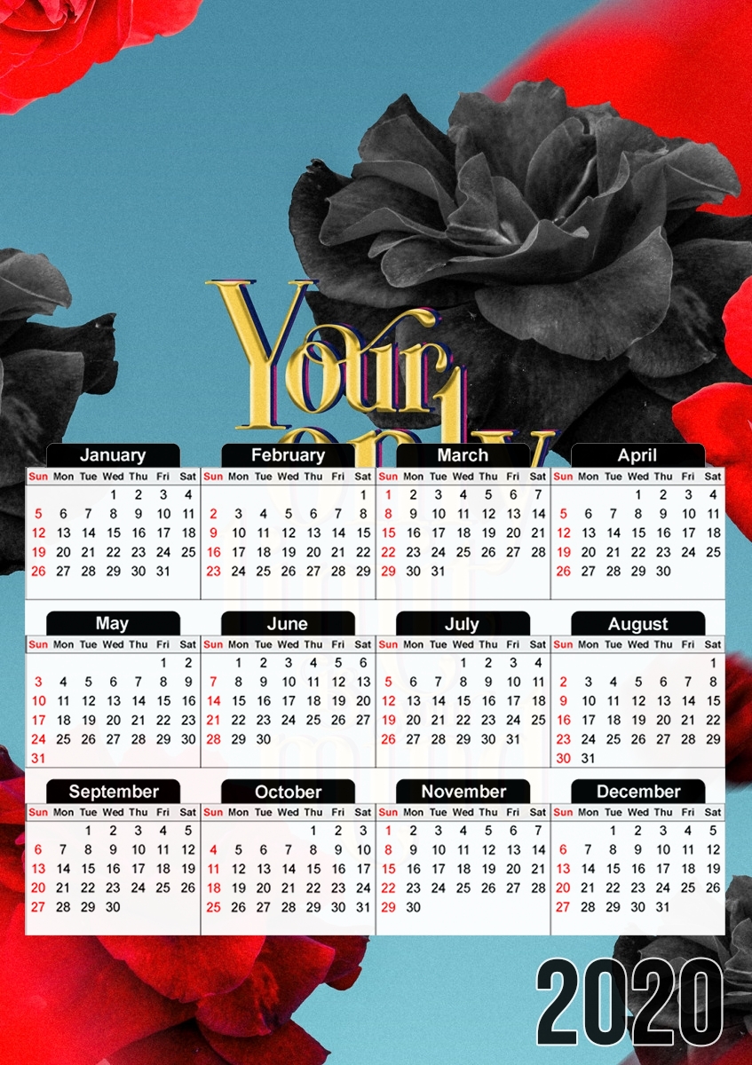  Your Limit for A3 Photo Calendar 30x43cm