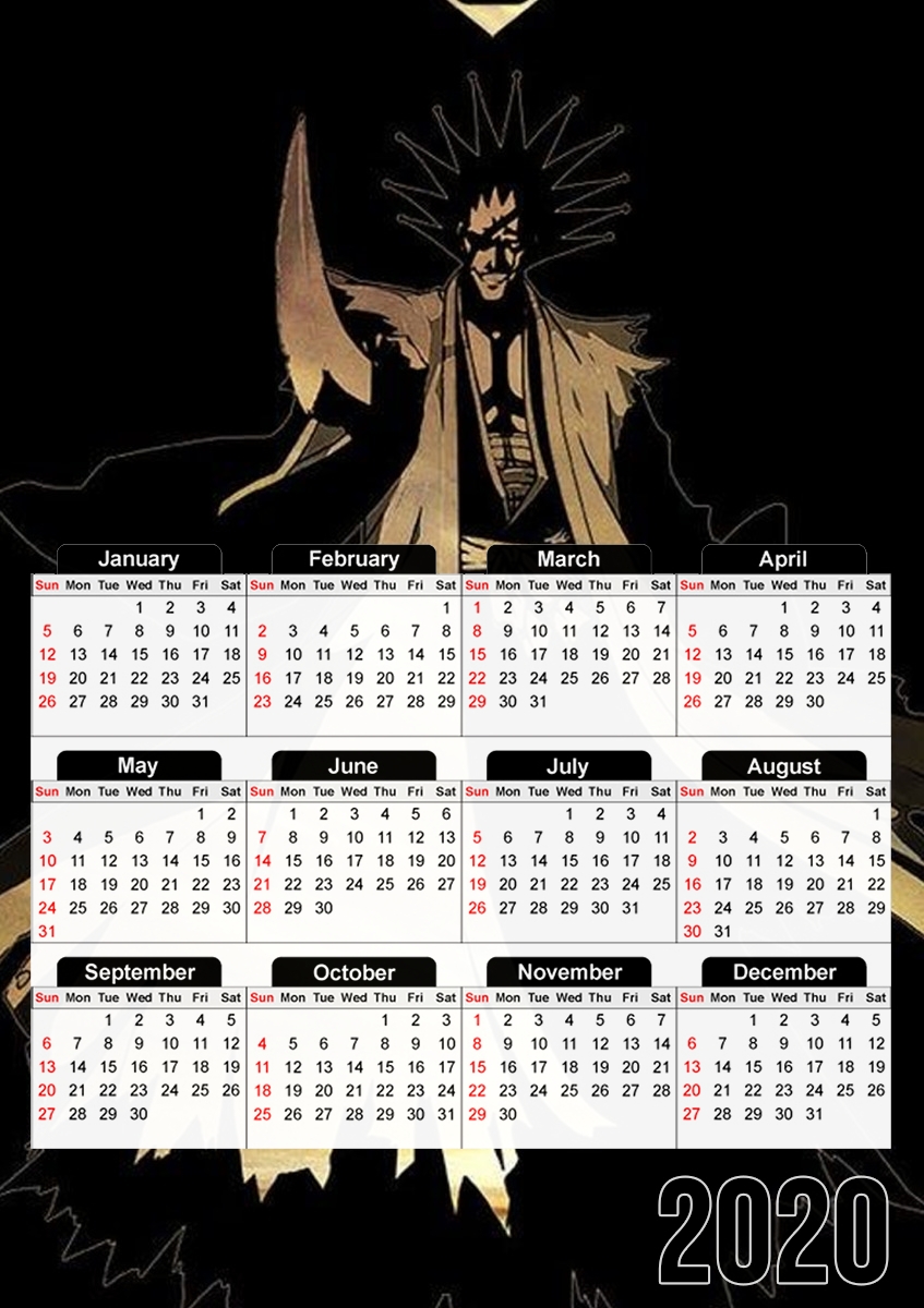  Zaraki kenpachi for A3 Photo Calendar 30x43cm