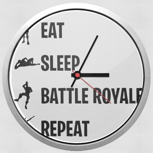  Eat Sleep Battle Royale Repeat for Wall clock
