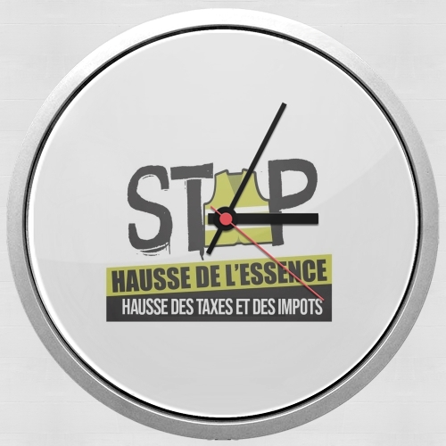  Gilet Jaune Stop aux taxes for Wall clock