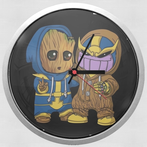  Groot x Thanos for Wall clock