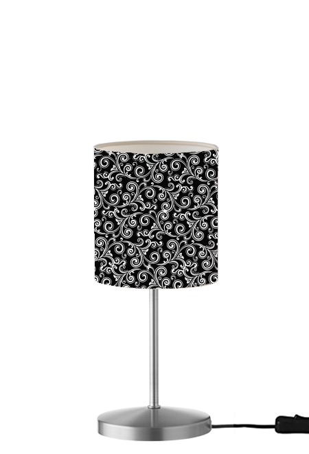  black and white swirls for Table / bedside lamp