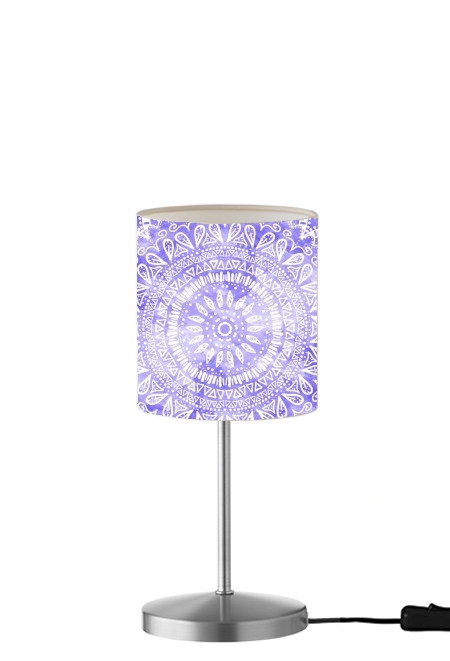  Bohemian Flower Mandala in purple for Table / bedside lamp