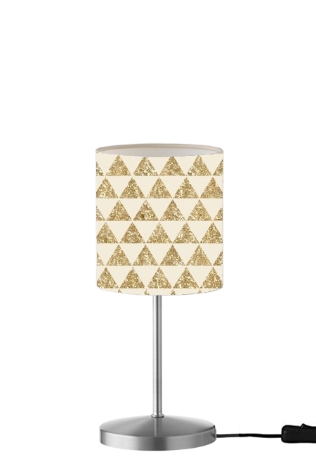  Glitter Triangles in Gold for Table / bedside lamp