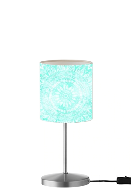 Mint Bohemian Flower Mandala for Table / bedside lamp