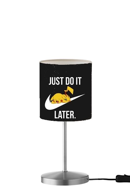  Nike Parody Just Do it Later X Pikachu for Table / bedside lamp