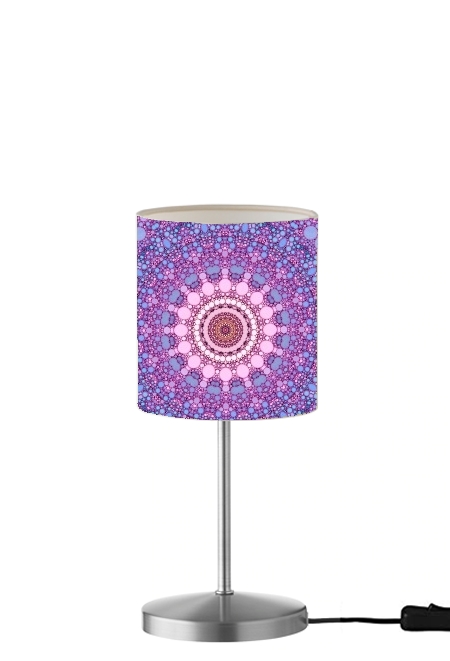  pink and blue kaleidoscope for Table / bedside lamp