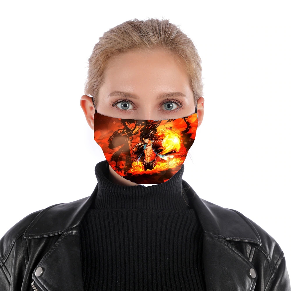  Ace Fire Portgas for Nose Mouth Mask