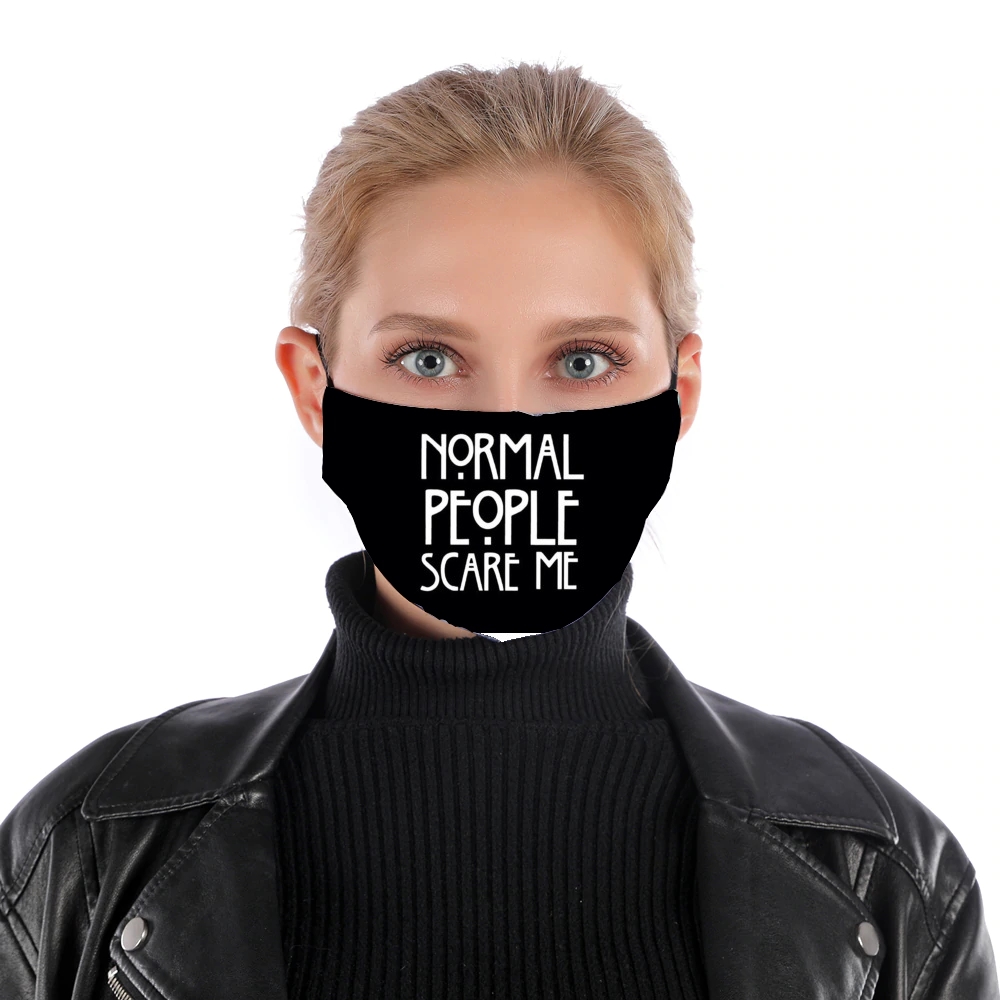  American Horror Story Normal people scares me for Nose Mouth Mask