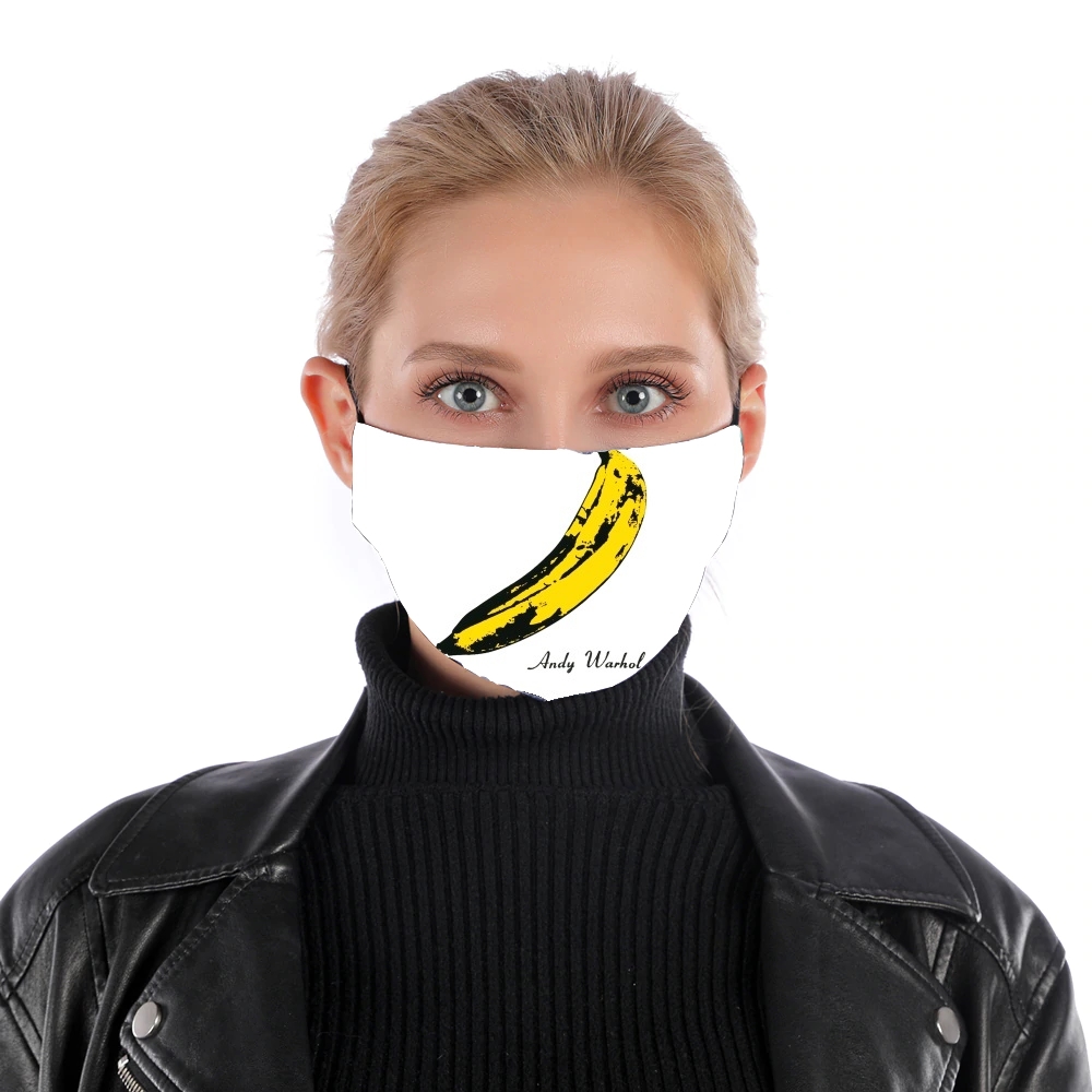  Andy Warhol Banana for Nose Mouth Mask