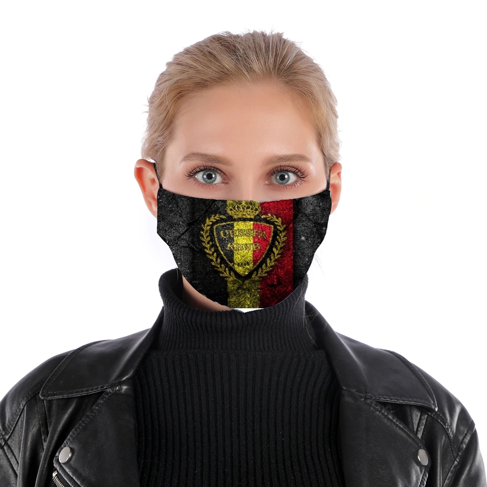  Belgium Football 2018 for Nose Mouth Mask