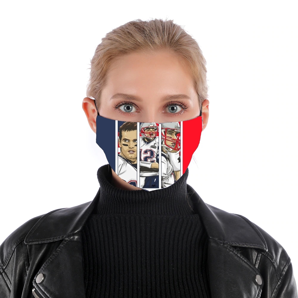  Brady Champion Super Bowl XLIX for Nose Mouth Mask