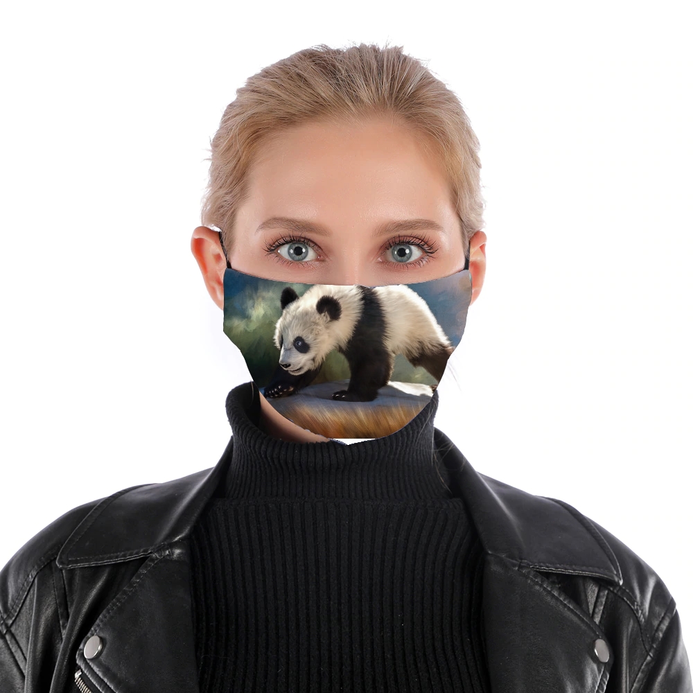  Cute panda bear baby for Nose Mouth Mask